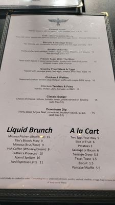 Menu photo 1 The Phoenix Kansas City, MO Menu photo 1 The Phoenix Kansas City, MO