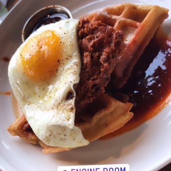 Engine Room - Chicken and waffles - Southern Near Me - Mystic, Connecticut