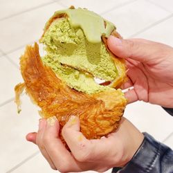 Dao Bake & Sip Cafe - Matcha Swirl Croissant