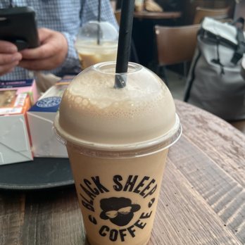 Black Sheep Coffee - Caramel Frappuccino hmm very sweet.. - Coffee & Tea Near Me - London, XGL Black Sheep Coffee - Caramel Frappuccino hmm very sweet.. - Coffee & Tea Near Me - London, XGL