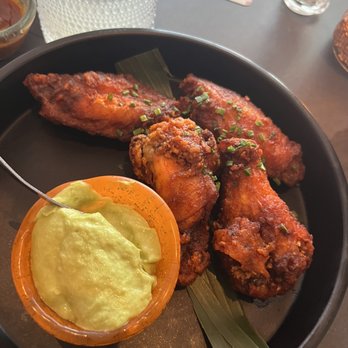 Mi Vida - Wings with avocado mousse. Wasn't a fan. - Mexican Near Me - Washington, DC, District of Columbia Mi Vida - Wings with avocado mousse. Wasn't a fan. - Mexican Near Me - Washington, DC, District of Columbia