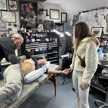 Lucky 7 Tattoo & Piercing - Russel me and my kid!!! - Tattoo Near Me - Kings Beach, California Lucky 7 Tattoo & Piercing - Russel me and my kid!!! - Tattoo Near Me - Kings Beach, California