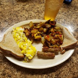 a plate of breakfast foods a plate of breakfast foods