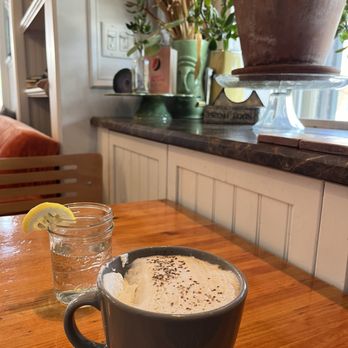 Fannie's - Fannie's signature latte - cardamom, syrup and whipped cream $7 - Desserts Near Me - Warwick, New York