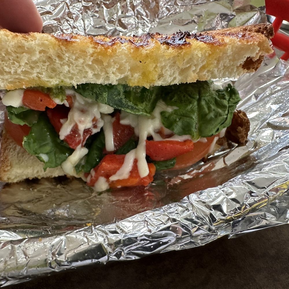 Saladworks - Tomato Mozzarella 'N Basil Panini Melt - Salad Near Me - Lincoln, California