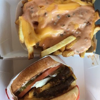 In-N-Out Burger - Double Burger & Fries Animal Style - Burgers Near Me - Katy, Texas