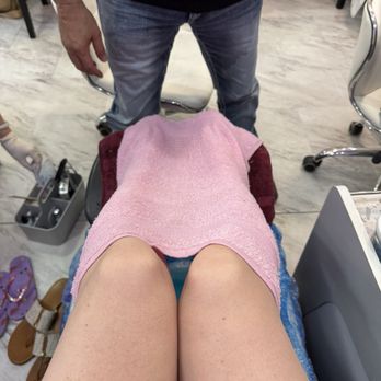 Sunny Lux Nails - Warm towel for basic pedicure - Nail Technicians Near Me - Naples, Florida