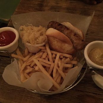 Black Forest Brooklyn - Bratwurst with fries and sauerkraut - German Near Me - Brooklyn, New York Black Forest Brooklyn - Bratwurst with fries and sauerkraut - German Near Me - Brooklyn, New York