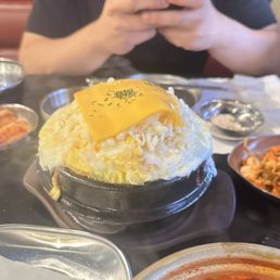 Steamed Eggs with cheese Steamed Eggs with cheese