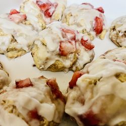 Strawberry and Cream Scones