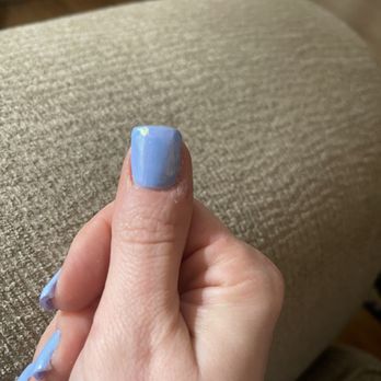 Lavender Nail Spa - Nail isn't straight- can see textural irregularities from buffing - Nail Salons Near Me - Vacaville, California Lavender Nail Spa - Nail isn't straight- can see textural irregularities from buffing - Nail Salons Near Me - Vacaville, California