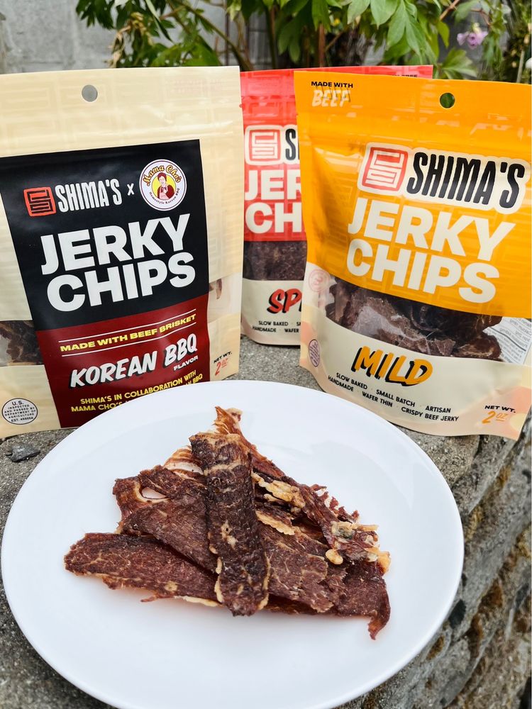 Shima's Jerky Chips Logo