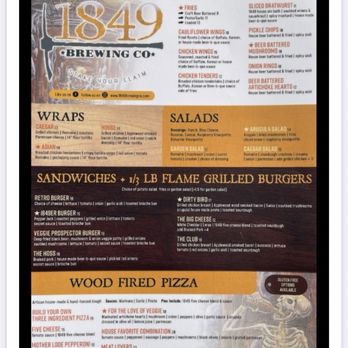1849 Brewing Company - The menu - Breweries Near Me - Grass Valley, California 1849 Brewing Company - The menu - Breweries Near Me - Grass Valley, California