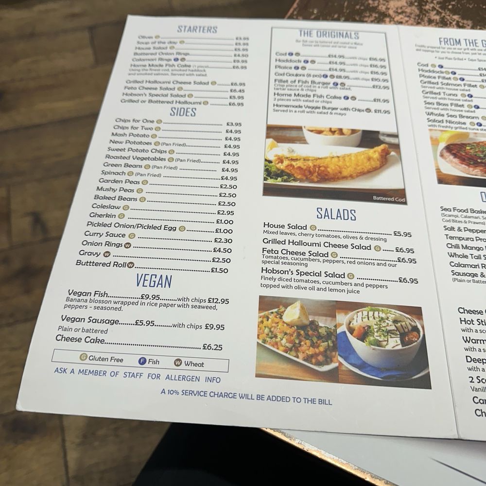 Hobson's Fish & Chips - British Near Me - London, XGL