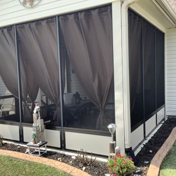 Just Screen It - Complete screen replacement and Knee Wall added. - Patio Coverings Near Me Just Screen It - Complete screen replacement and Knee Wall added. - Patio Coverings Near Me