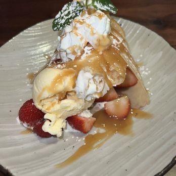 Asanebo - Caramel - strawberry Ice Cream Crepe - Sushi Bars Near Me - Studio City, California Asanebo - Caramel - strawberry Ice Cream Crepe - Sushi Bars Near Me - Studio City, California