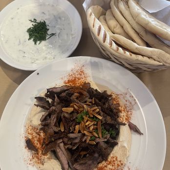 Baba Ali Grill - Hummus With Meat - Mediterranean Near Me - Murrieta, California