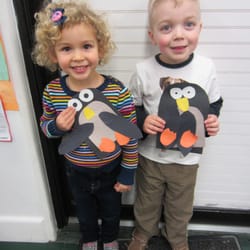 Park Prep Academy - Proud PPA students displaying their "Letter P is for Penguin" art projects!