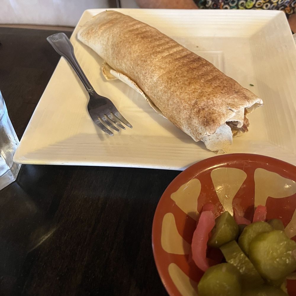 Open Sesame - chicken Shawarma sandwich - Lebanese Near Me - Dallas, Texas Open Sesame - chicken Shawarma sandwich - Lebanese Near Me - Dallas, Texas