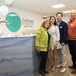 Zeifman Orthodontics - Dr. Zeifman and her family at the opening party.