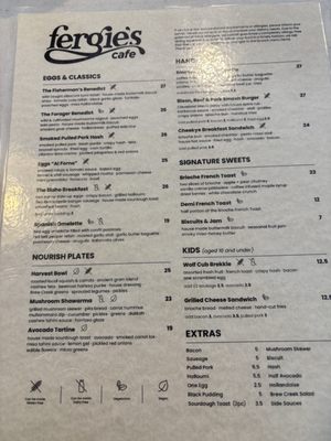 Menu photo 3 Fergie's Cafe Squamish, BC Menu photo 3 Fergie's Cafe Squamish, BC
