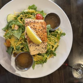 Parcel 191 - Lunch Salad with Salmon. Nicely done - New American Near Me - Rutherfordton, North Carolina