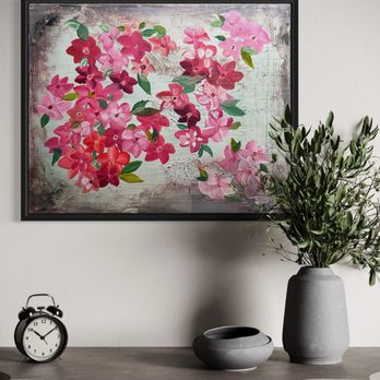 Sweet Sage Fine Art - Sugar Blossoms 20x16x.75" - Commissioned Artists Near Me - Spring, Texas Sweet Sage Fine Art - Sugar Blossoms 20x16x.75" - Commissioned Artists Near Me - Spring, Texas