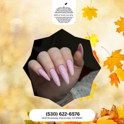 Apple Nails & Spa - As the leaves fall, let your stress fall too. Stop by for a relaxing nail session!