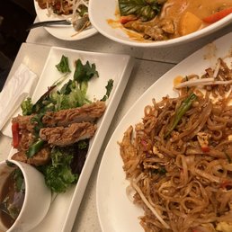 Tamarind chicken, pad Thai, duck curry Tamarind chicken, pad Thai, duck curry