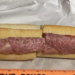 Half a Vic's sub.   Measured 11 inches.