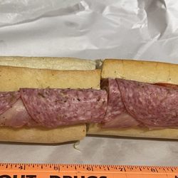 Vic's Subs - Half a Vic's sub.   Measured 11 inches.