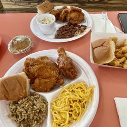 2 Piece Mixed Fried Chicken Small Popcorn Fried Shrimp with 1 Roll
