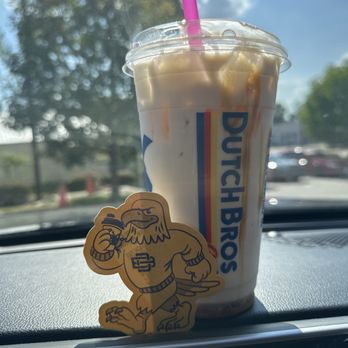 Dutch Bros Coffee - Golden Eagle- Chai Breve - Juice Bars & Smoothies Near Me - Columbia, South Carolina