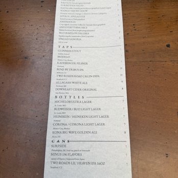 The Spread - Drinks menu - New American Near Me - Norwalk, Connecticut The Spread - Drinks menu - New American Near Me - Norwalk, Connecticut