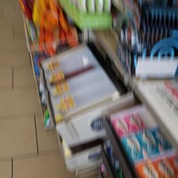 a grocery aisle with a variety of items