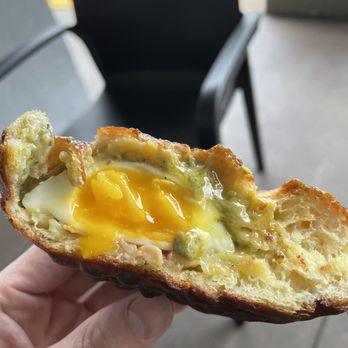 Sidecar Doughnuts & Coffee - Basil-egg benedict - Donuts Near Me - Costa Mesa, California