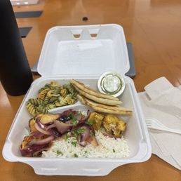 Chicken, Rice, Pita, Pasta Salad Chicken, Rice, Pita, Pasta Salad