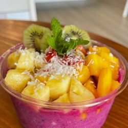 Delf Juice Bar & Cafe - They have the best Acai Bowls I've every had.