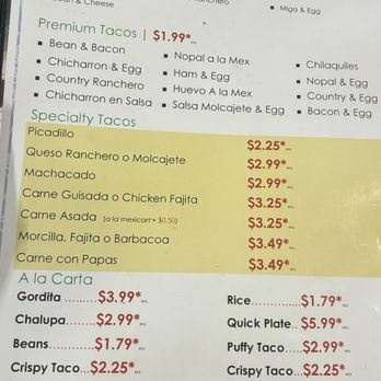 Jesusitas Cafe - Menu - Cafeteria Near Me - San Antonio, Texas