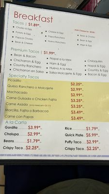 Menu photo 7 Jesusitas Cafe San Antonio, TX