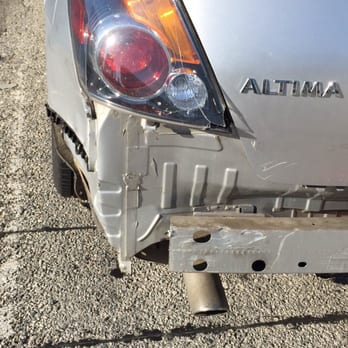 HJ Collision Center - More of the damage on my Altima. - Body Shops Near Me - Baldwin Park, California HJ Collision Center - More of the damage on my Altima. - Body Shops Near Me - Baldwin Park, California