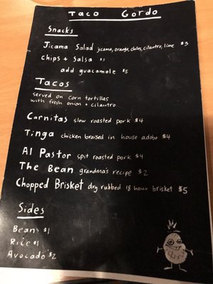 Menu photo 6 Taco Gordo Burlington, VT Menu photo 6 Taco Gordo Burlington, VT