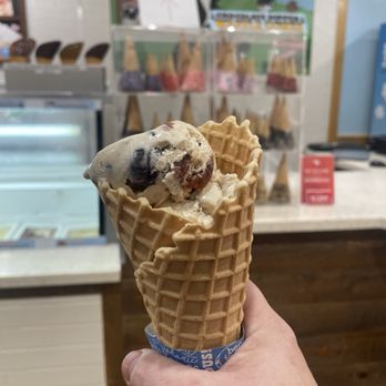 Ben & Jerry’s - Cherry Garcia. A $12 cone. No joke. - Ice Cream & Frozen Yogurt Near Me - Glenview, Illinois Ben & Jerry’s - Cherry Garcia. A $12 cone. No joke. - Ice Cream & Frozen Yogurt Near Me - Glenview, Illinois