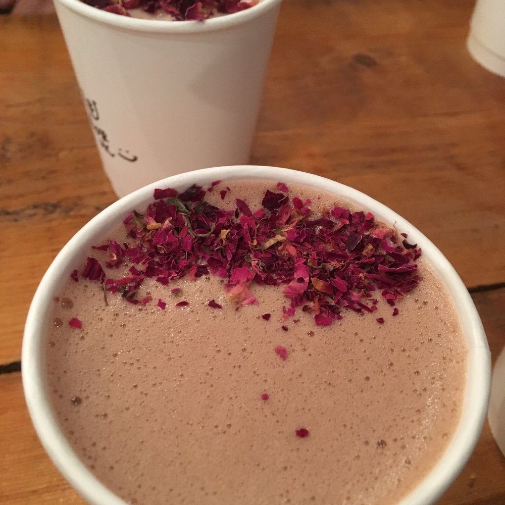 Shoe Lane Coffee - Rose hot chocolate - Coffee & Tea Near Me - Dublin, D Shoe Lane Coffee - Rose hot chocolate - Coffee & Tea Near Me - Dublin, D