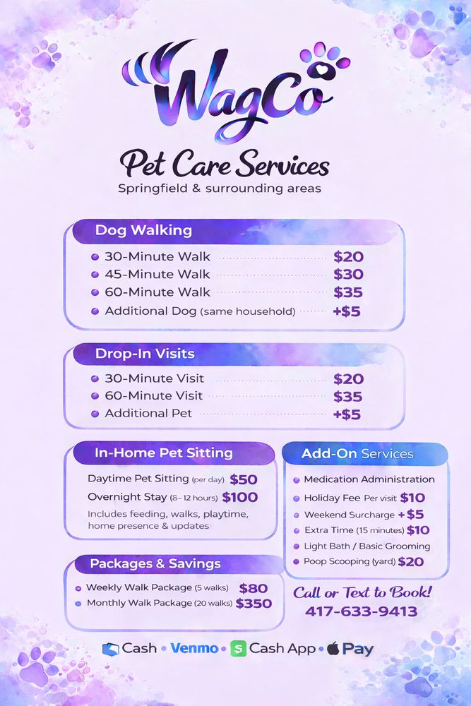 Wagco - pet boarding facility in Springfield, MO