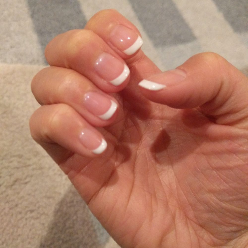 Shellac, french manicure Shellac, french manicure