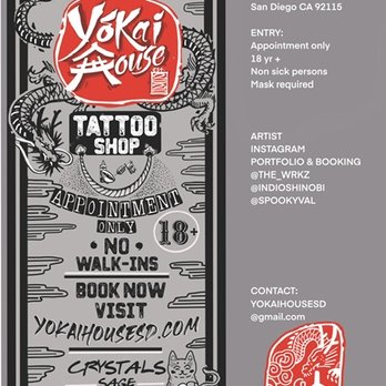 Yokai House - Tattoo Near Me - San Diego, California Yokai House - Tattoo Near Me - San Diego, California