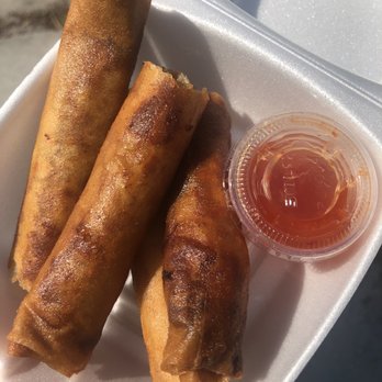 Manila Eats - These were Jeff's 4 Piece Lumpia (Shanghai style) - Filipino Near Me - Tampa, Florida Manila Eats - These were Jeff's 4 Piece Lumpia (Shanghai style) - Filipino Near Me - Tampa, Florida
