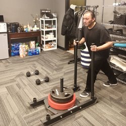 A client smashing the sled and making great gains.