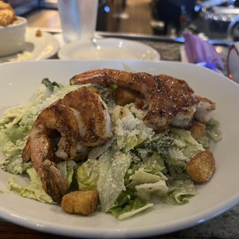 Bonefish Grill - Caesar salad with blackened shrimp - Seafood Near Me - Venice, Florida Bonefish Grill - Caesar salad with blackened shrimp - Seafood Near Me - Venice, Florida